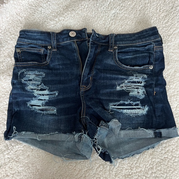 Blue American Eagle jean shorts - Picture 1 of 3